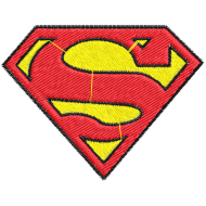 Matriz de Bordado Símbolo do  Superman